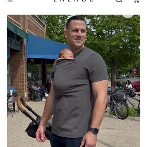 Lalabu Dad Shirt Babywearing Tee NWOT